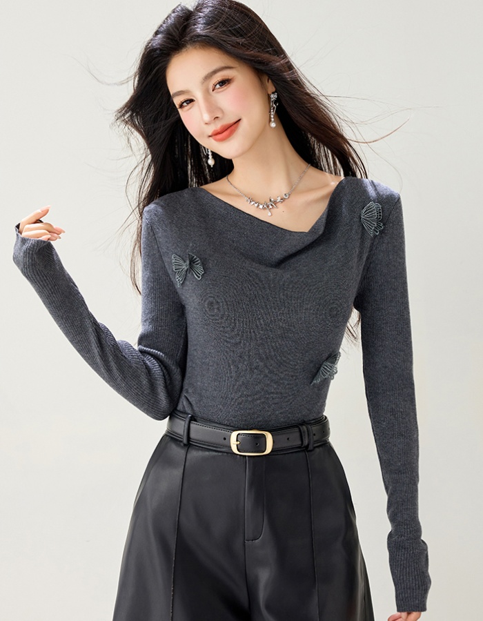 Autumn slim pullover sweater all-match fashion tops