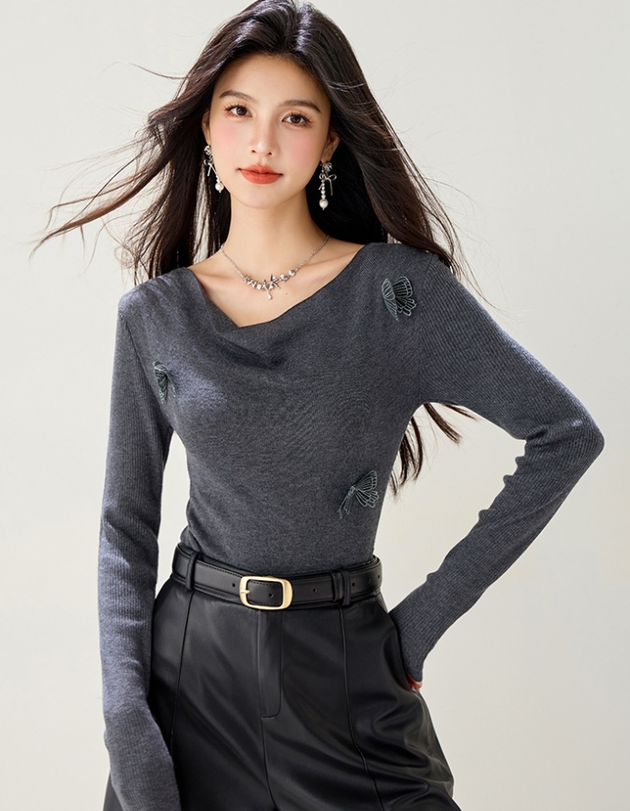 Autumn slim pullover sweater all-match fashion tops