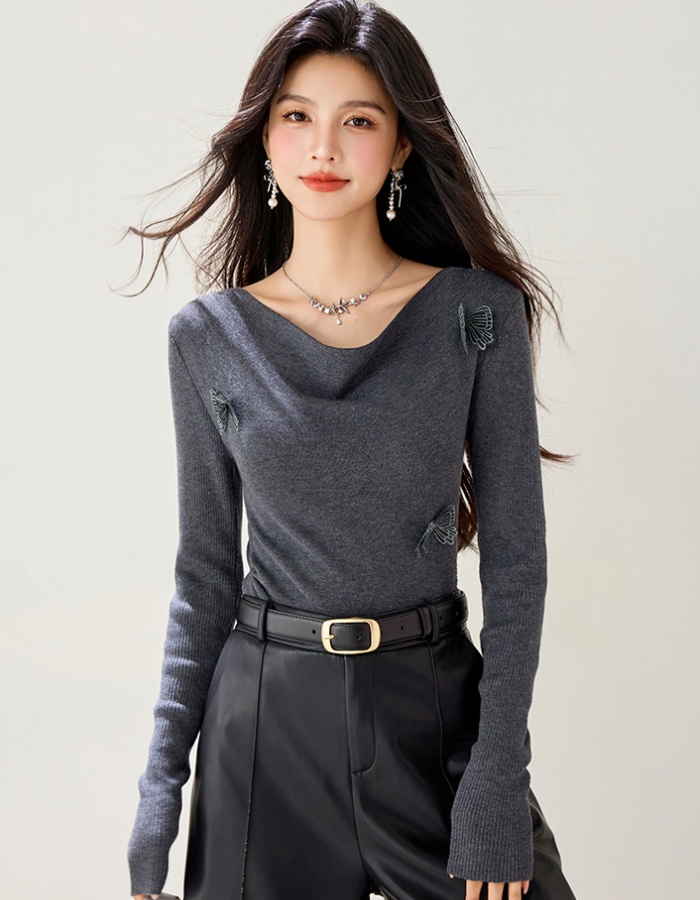 Autumn slim pullover sweater all-match fashion tops