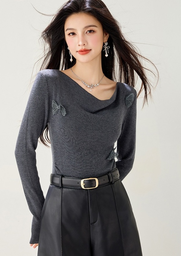 Autumn slim pullover sweater all-match fashion tops