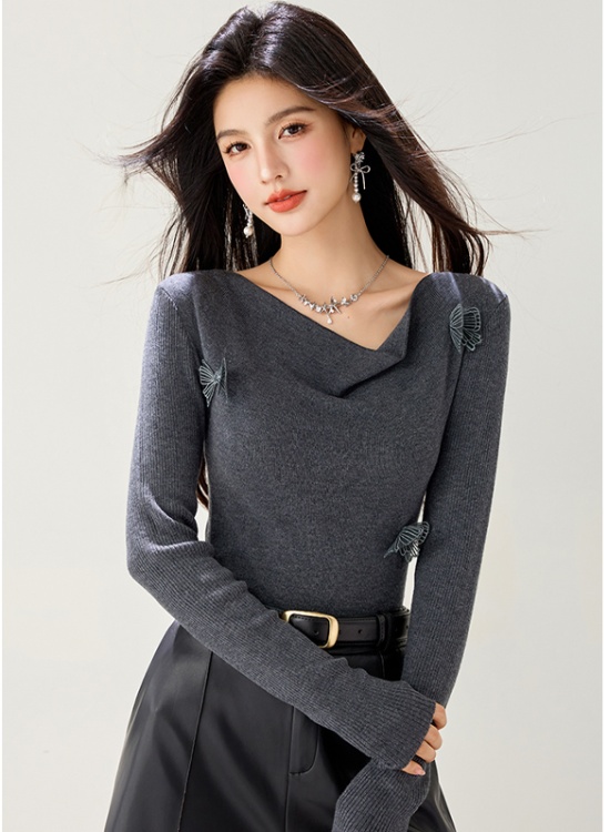 Autumn slim pullover sweater all-match fashion tops