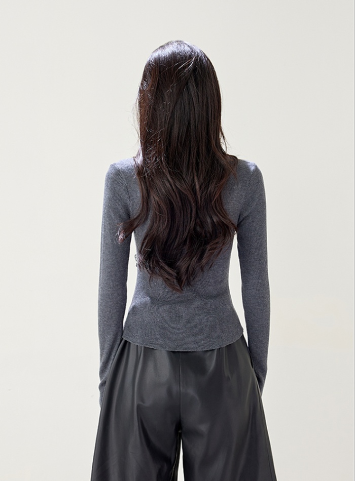 Autumn slim pullover sweater all-match fashion tops