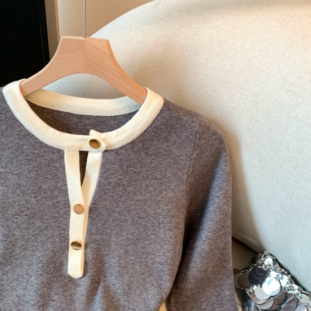 Long sleeve tops bottoming shirt for women