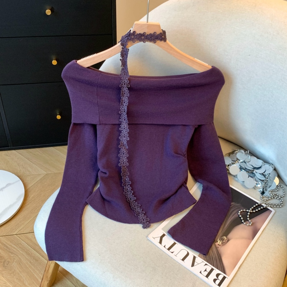 Autumn and winter bottoming shirt knitted tops