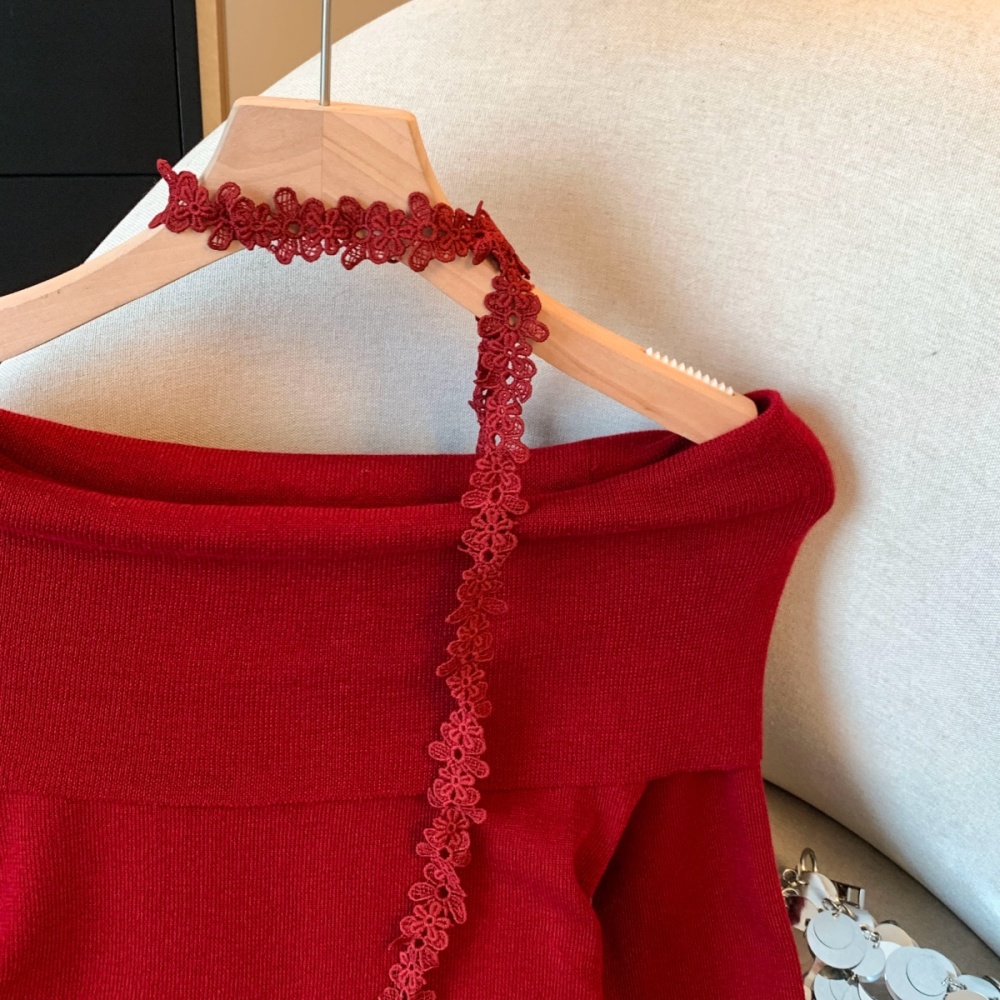 Autumn and winter bottoming shirt knitted tops