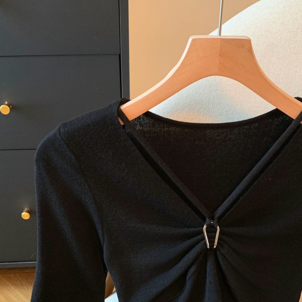 Slim enticement Western style tops for women