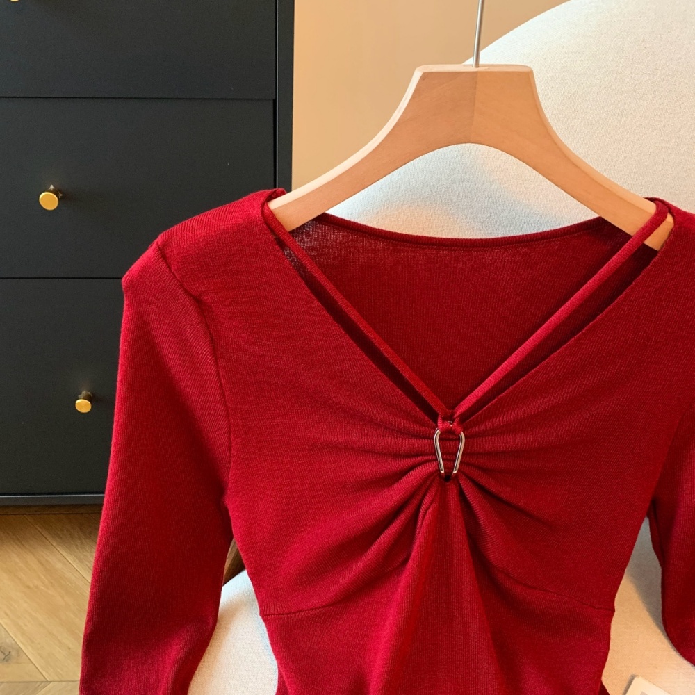 Slim enticement Western style tops for women