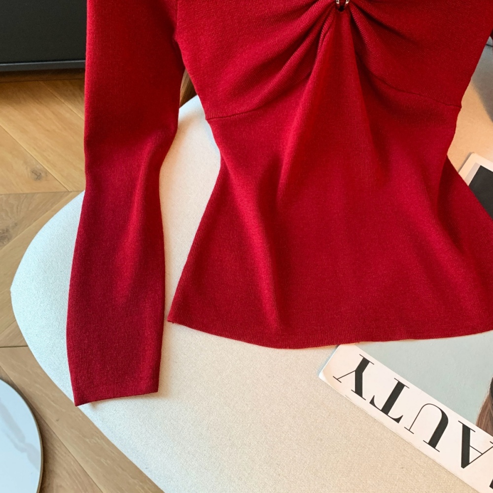Slim enticement Western style tops for women
