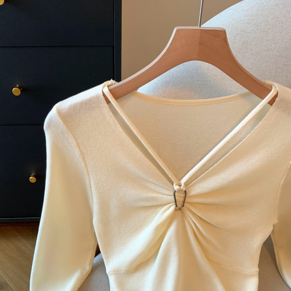 Slim enticement Western style tops for women