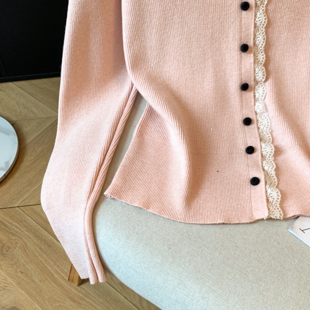 Bottoming temperament splice slim autumn and winter tops