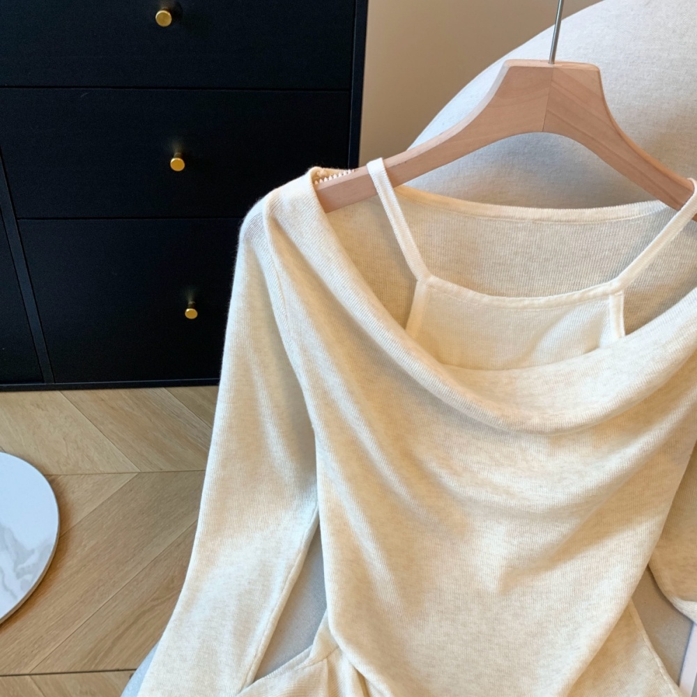 Autumn and winter wears outside tops knitted bottoming shirt