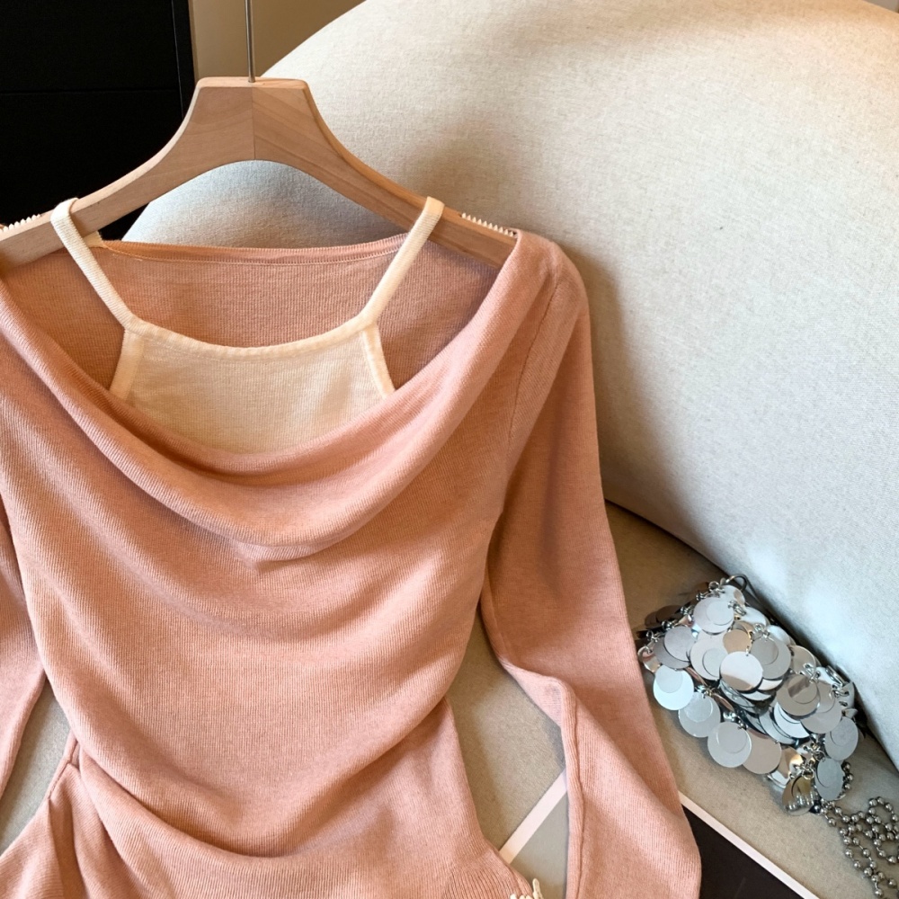Autumn and winter wears outside tops knitted bottoming shirt