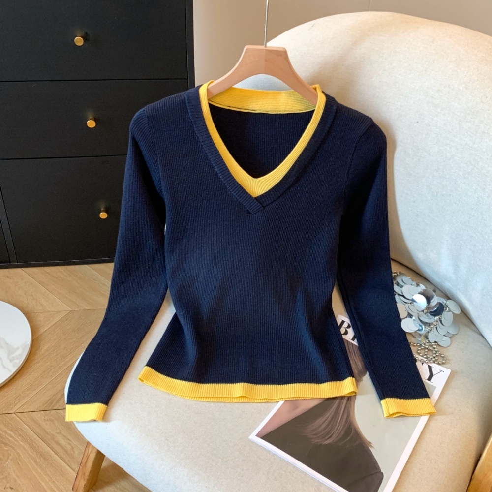 Autumn and winter shawl mixed colors tops 2pcs set