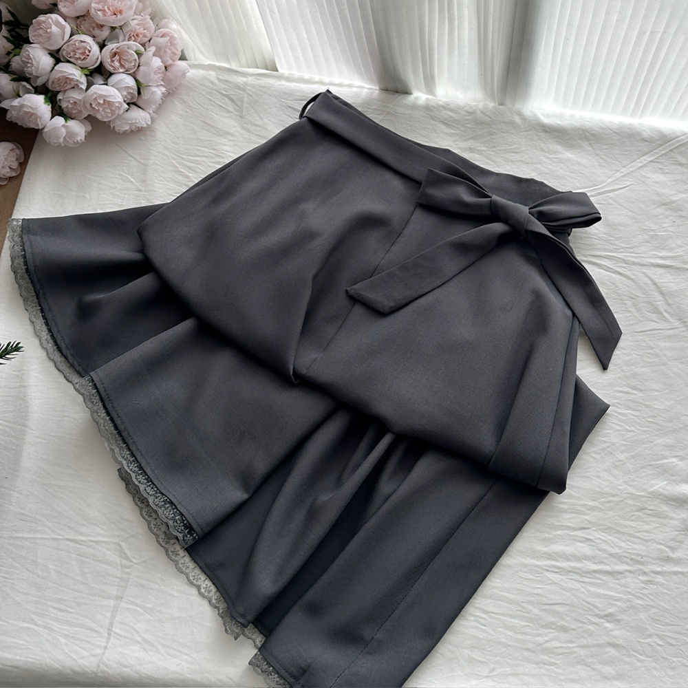All-match autumn skirt temperament shirt 2pcs set