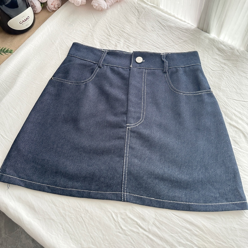 Lace stripe shirt bow strapless short skirt a set