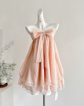 Loose autumn slim short skirt sweet summer tops a set