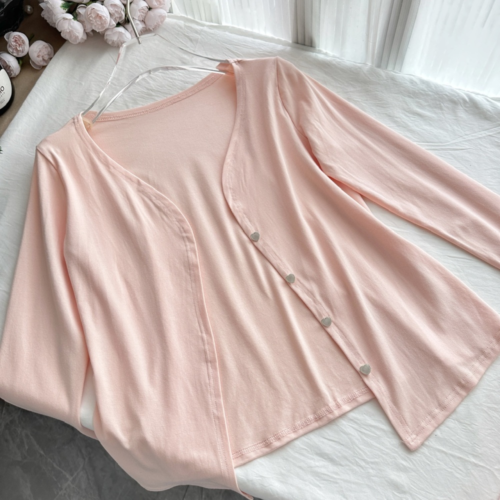 Autumn at home cardigan niche enticement tops 3pcs set