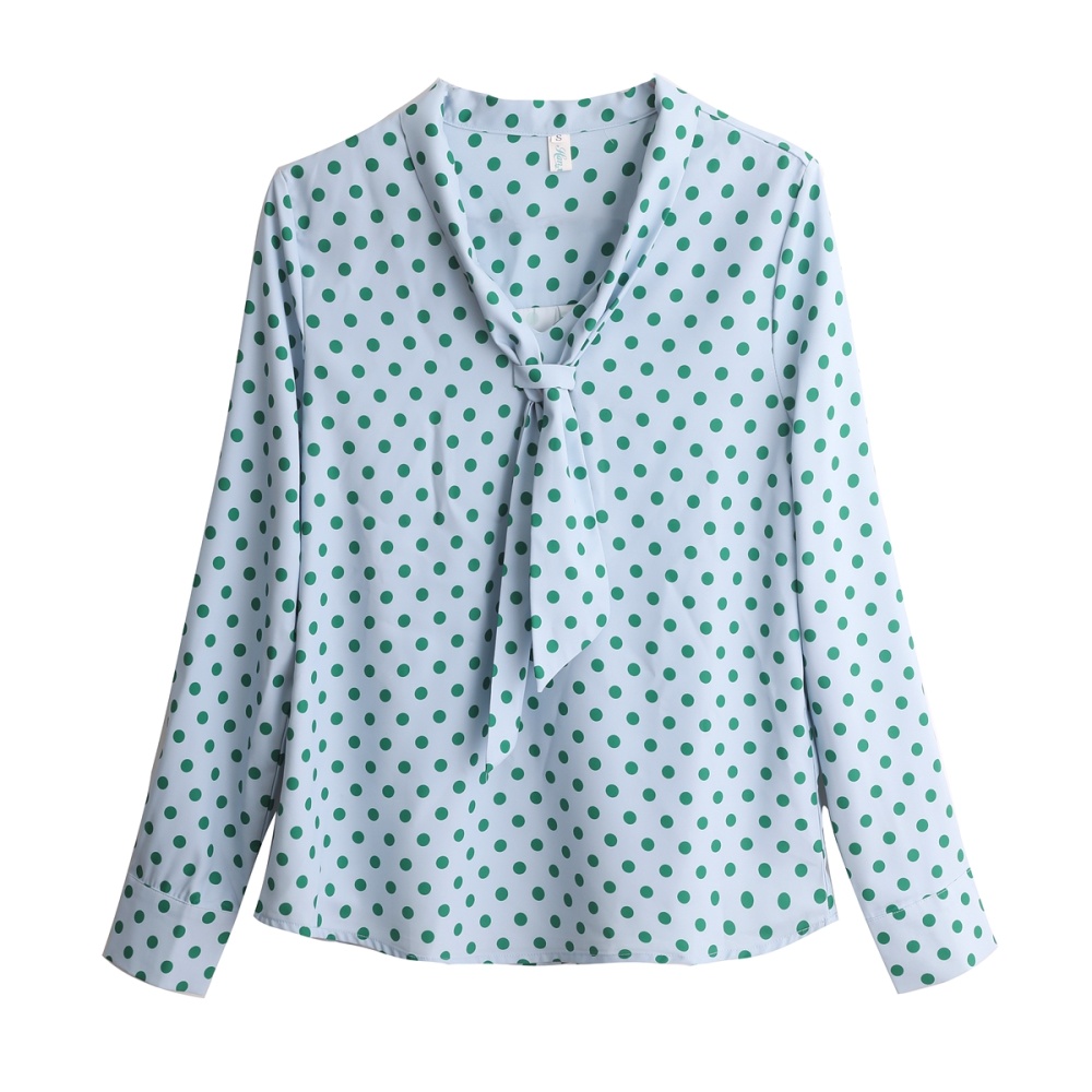 Temperament autumn shirt long sleeve chiffon tops for women