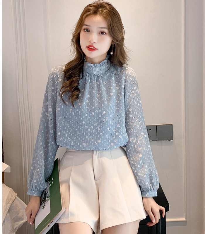 Colors stereoscopic small shirt elegant art tops