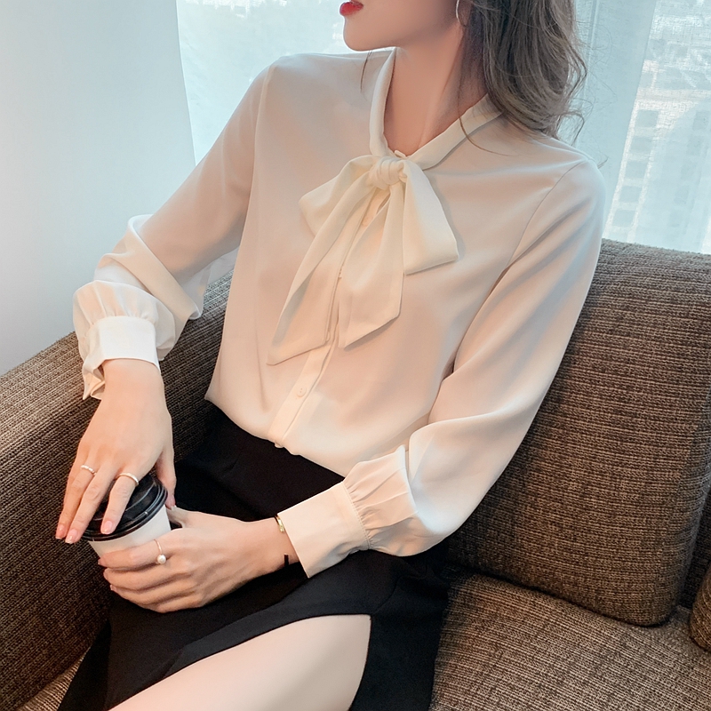 Drape autumn streamer Western style shirt for women