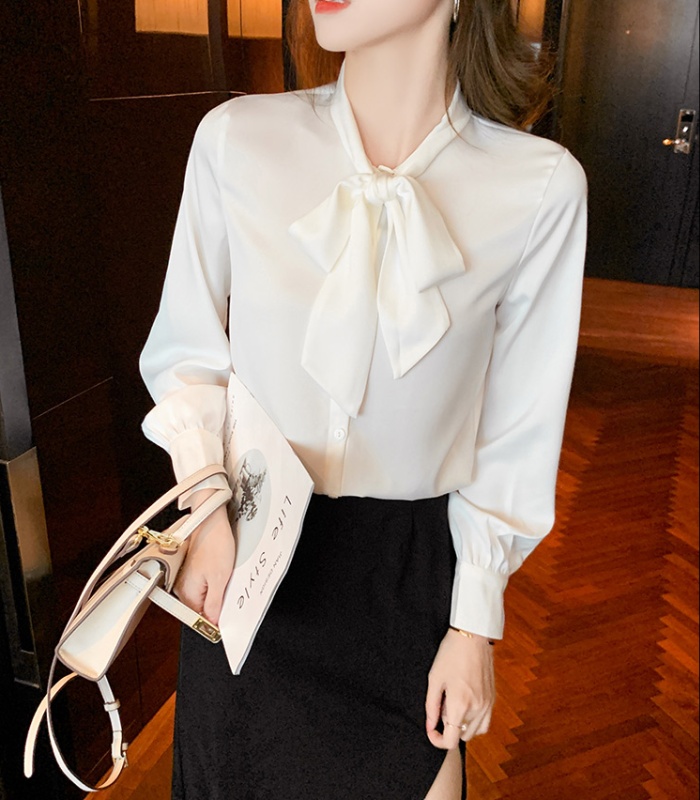 Drape autumn streamer Western style shirt for women