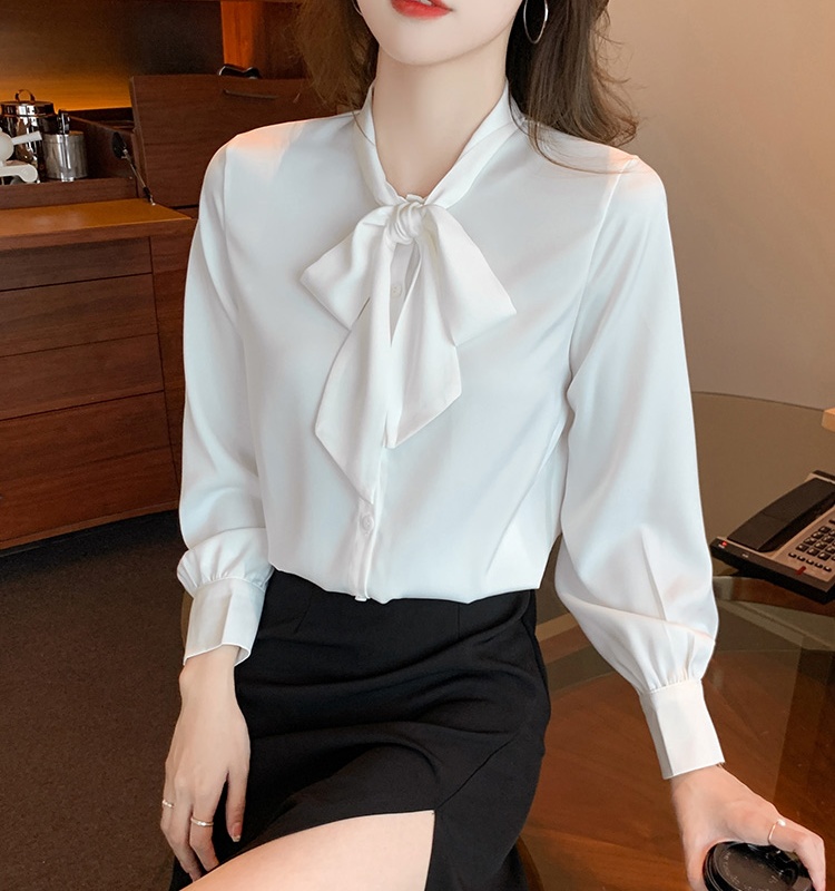 Drape autumn streamer Western style shirt for women