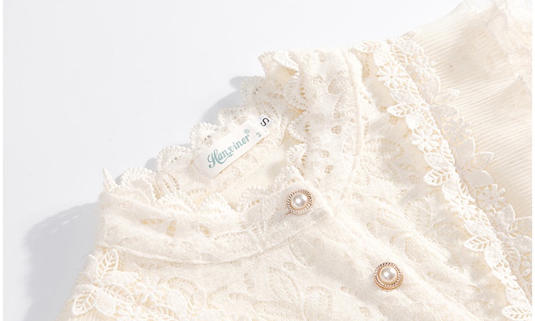 Thin temperament tops spring and autumn shirt for women