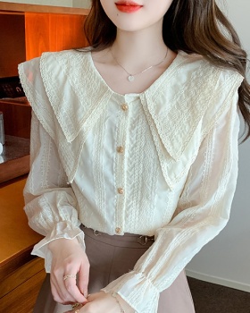 Long sleeve autumn tops bottoming shirt for women