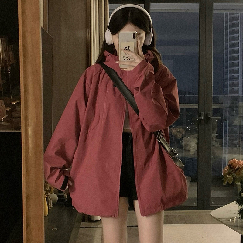 Outdoor sports hooded couple clothes couples stereoscopic coat
