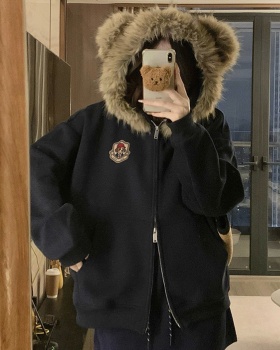 Ear autumn and winter coat hooded Casual hoodie for women