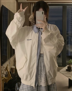 Retro Pseudo-two baseball uniforms spring coat