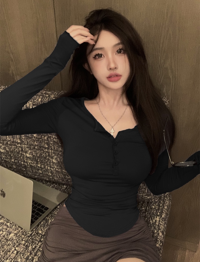 Temperament unique enticement slim short tops for women
