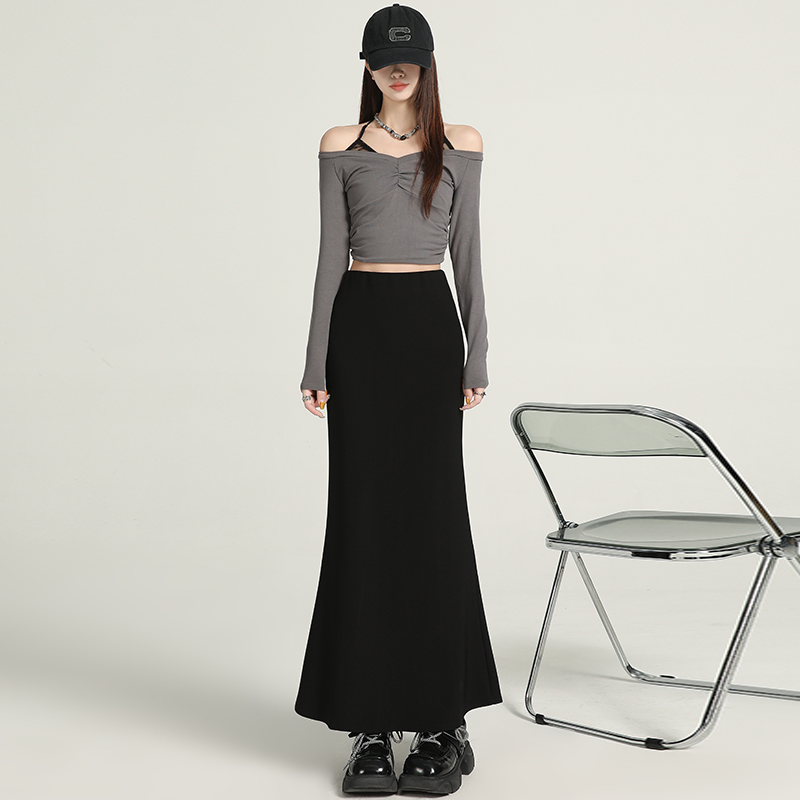 All-match package hip skirt long business suit for women