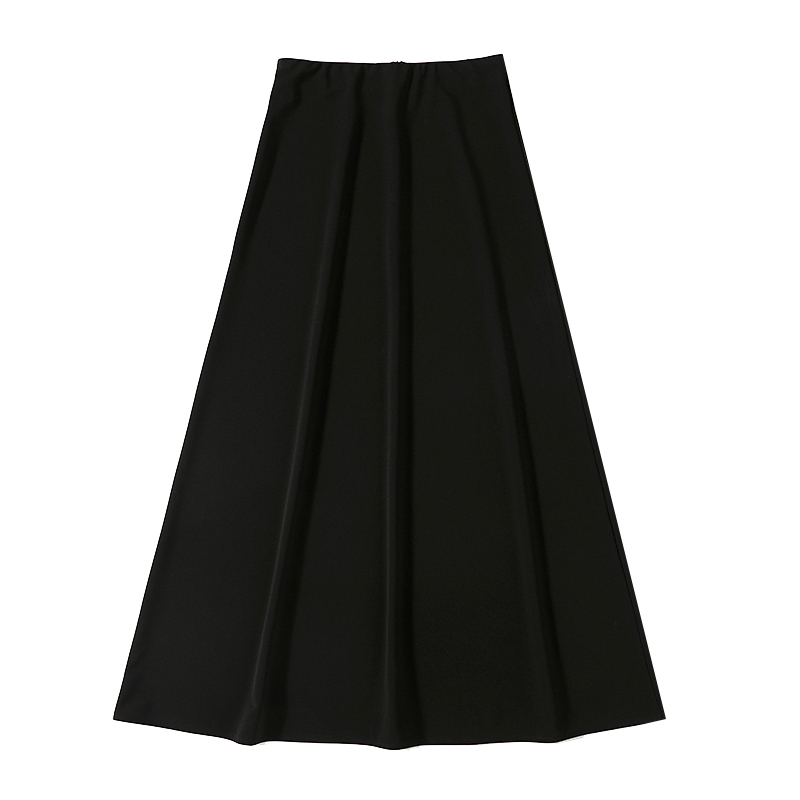 Drape temperament business suit high waist long skirt