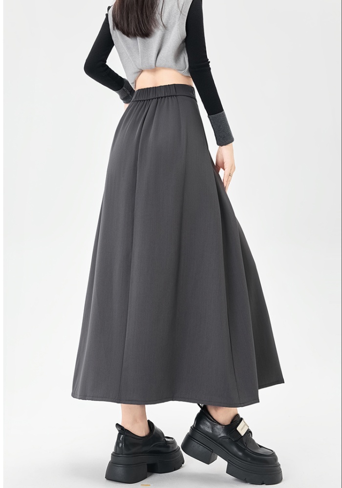 Big skirt pleated skirt autumn long business suit for women