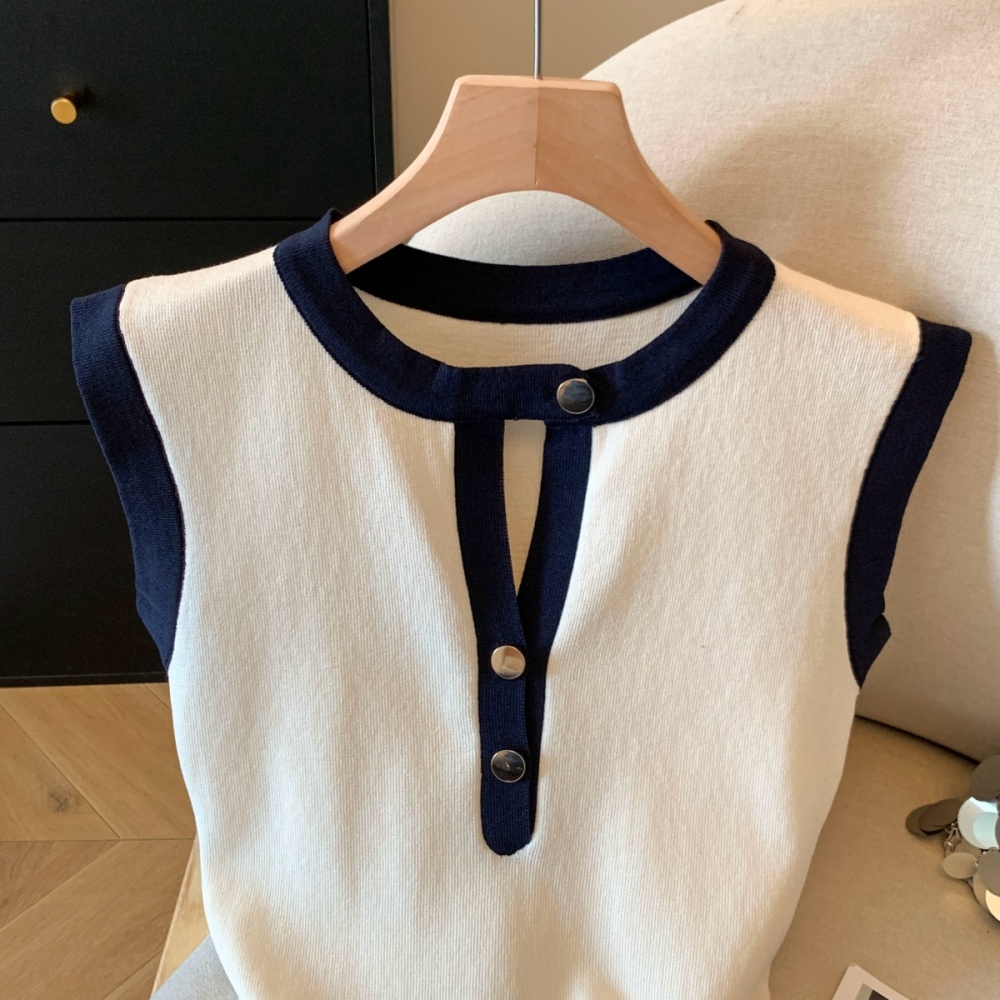 Slim loose sleeveless vest summer thin tops