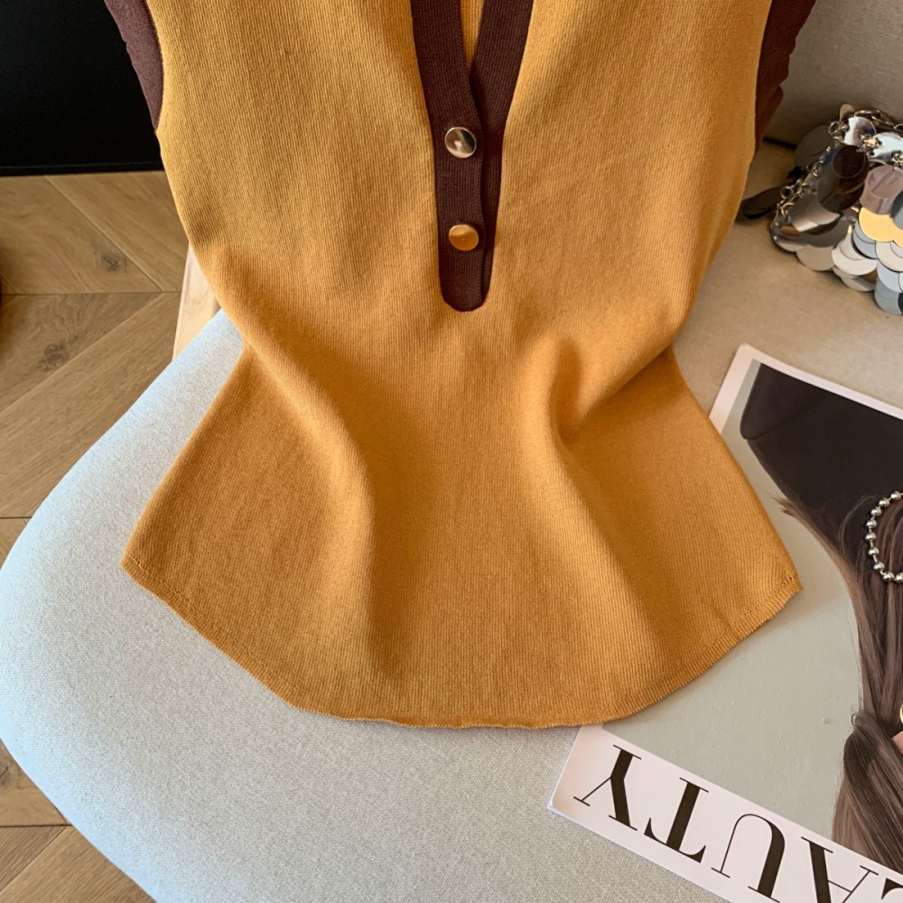 Slim loose sleeveless vest summer thin tops