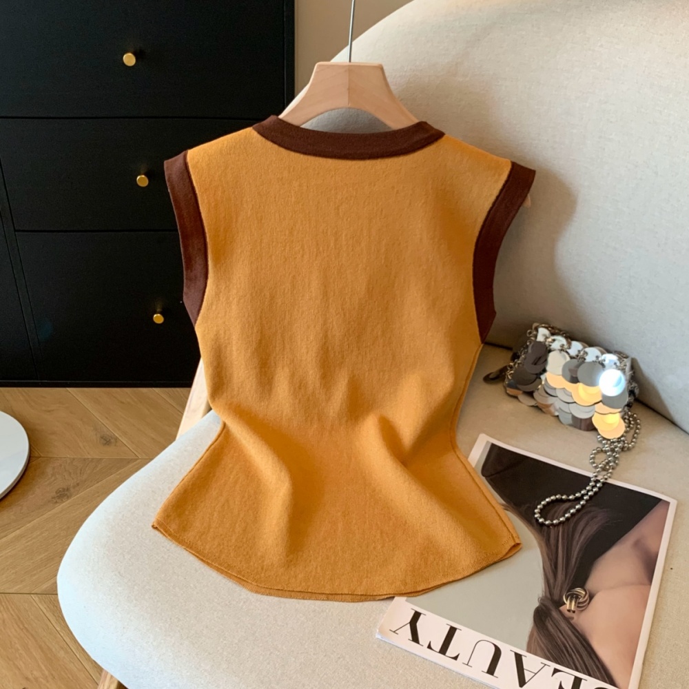 Slim loose sleeveless vest summer thin tops