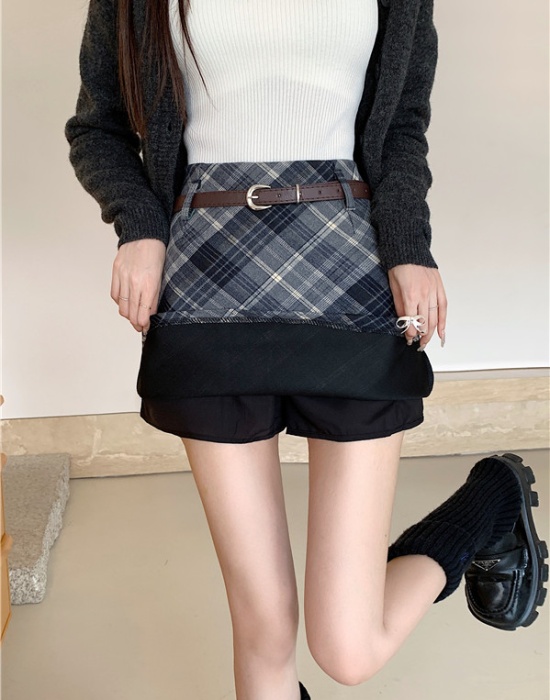 Large yard with belt package hip A-line retro skirt