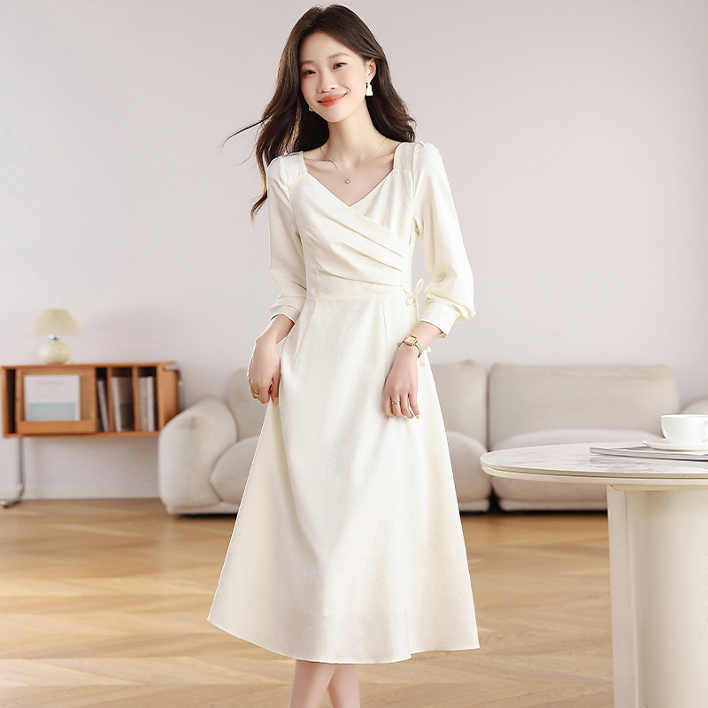 Autumn Chinese style formal dress unique dress