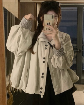 Commuting bud autumn jacket retro loose tops for women
