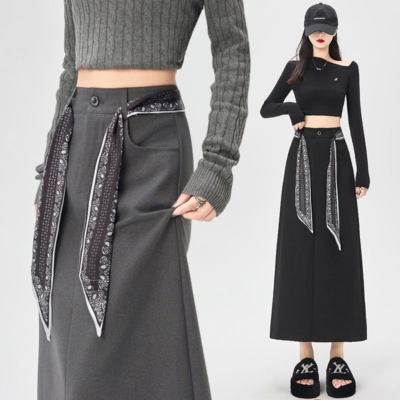 After the split one step skirt package hip skirt