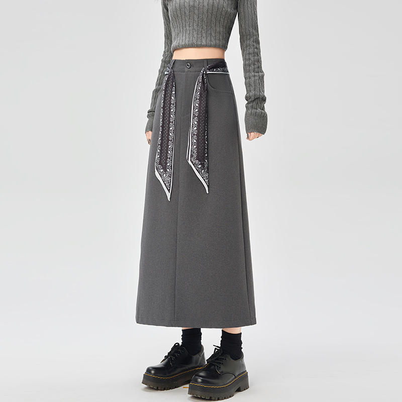 After the split one step skirt package hip skirt