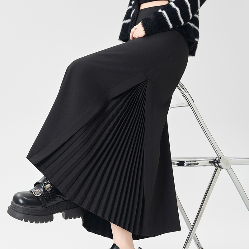 High waist autumn business suit A-line skirt for women