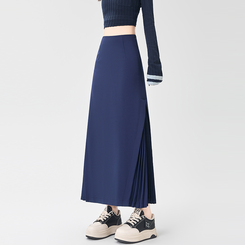High waist autumn business suit A-line skirt for women