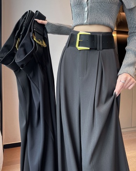 Casual drape wide leg pants autumn business suit
