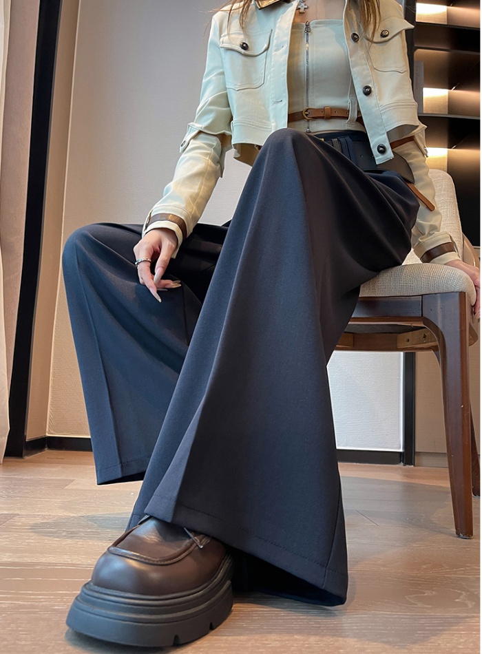Casual drape wide leg pants autumn business suit