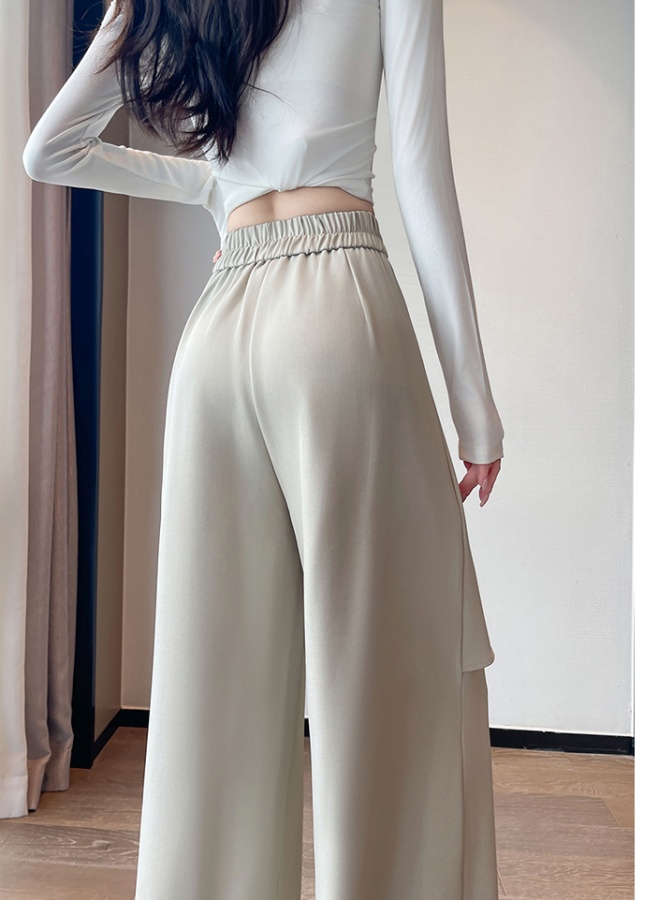 Irregular pants high waist suit pants for women