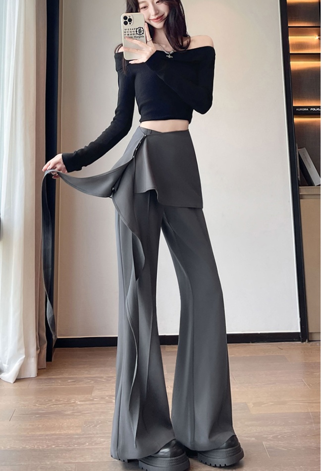 Apron business suit autumn culottes for women