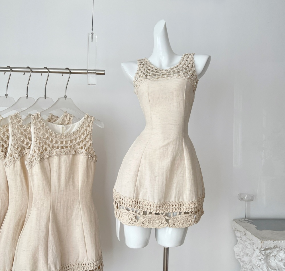 France style dress sleeveless sleeveless dress for women